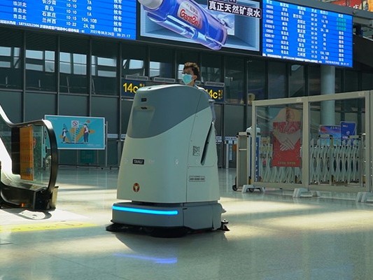 當(dāng)高鐵硬幣立9分鐘不倒，坦力工業(yè)智能洗地車在車間偷師了什么？